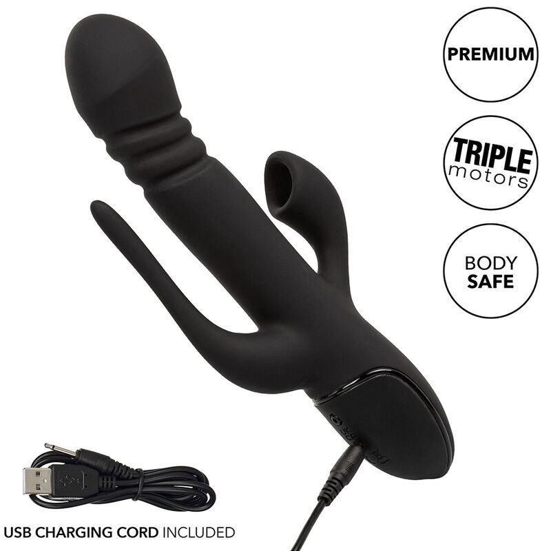 CALEXOTICS - VIBRATEUR TRIPLE EUPHORIA NOIR – Image 10
