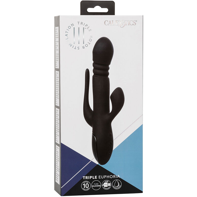 CALEXOTICS - VIBRATEUR TRIPLE EUPHORIA NOIR – Image 11