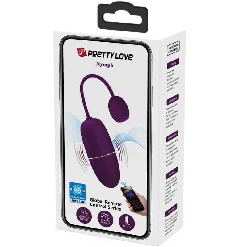 PRETTY LOVE - NYMPH OEUF VIBRANT CONTRÔLÉ PAR APPLICATION LILA – Image 16