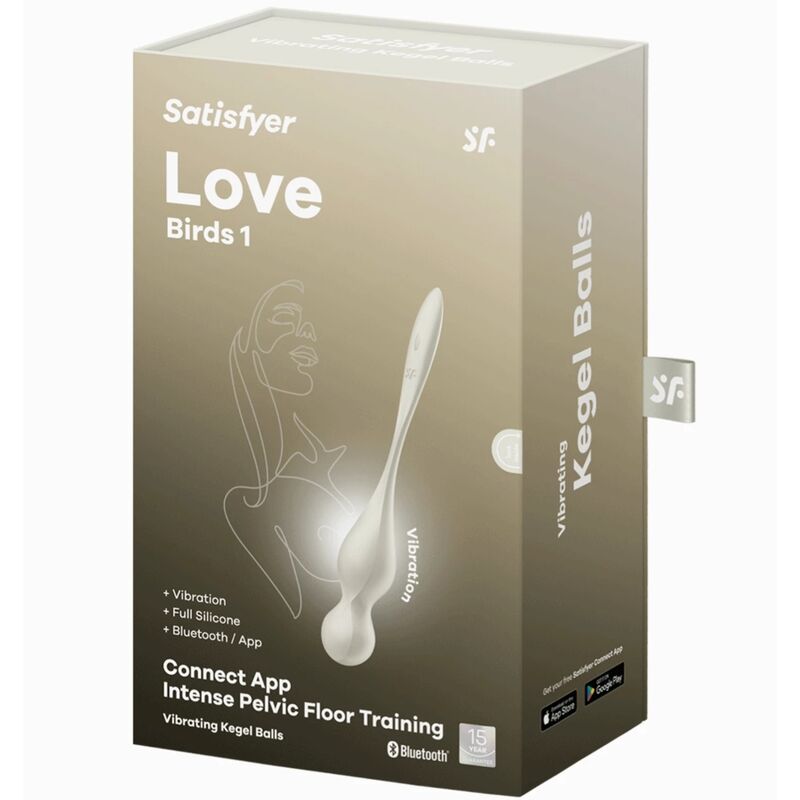 SATISFYER - BALLES VIBRANTES DE KEGEL LOVE BIRDS BLANCHES – Image 6