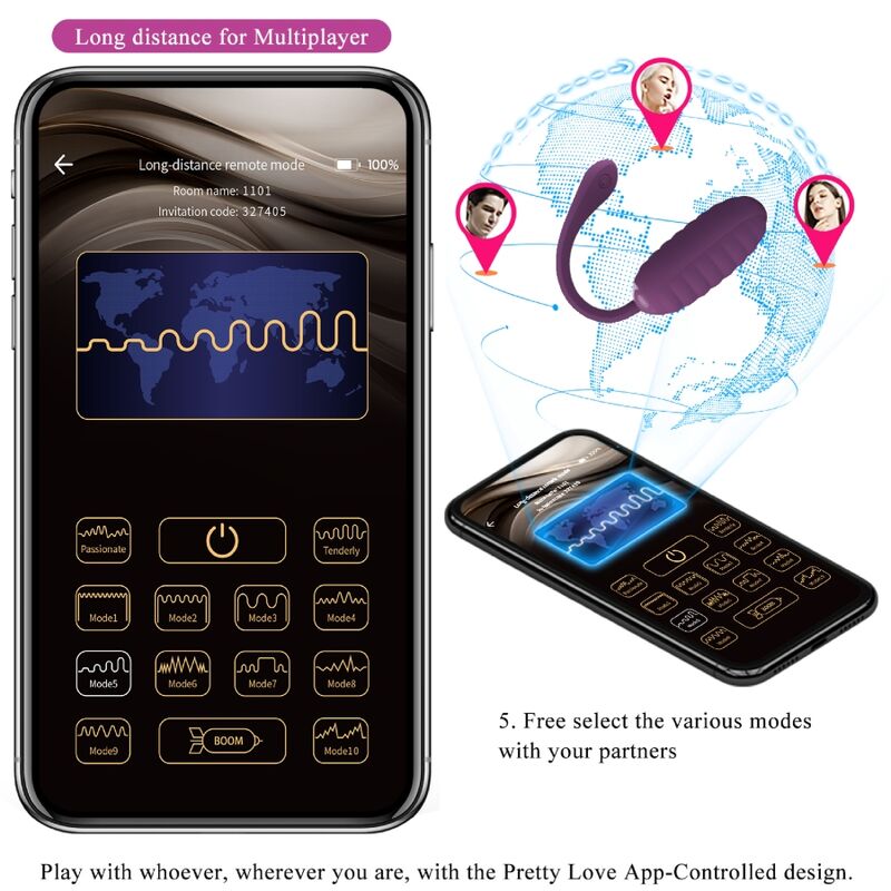 PRETTY LOVE - OEUF VIBRANT RECHARGEABLE CASPER VIOLET – Image 12