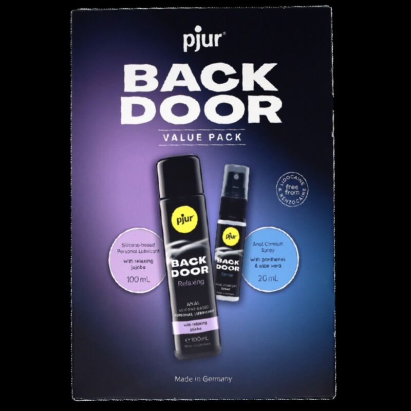 PJUR - BACK DOOR ENSEMBLE DE LUBRIFIANT ANAL ET SPRAY – Image 4