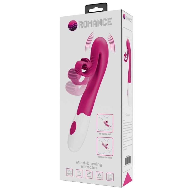 ROMANCE - VIBRATEUR ET STIMULATEUR 30 VITESSES ROSE – Image 9