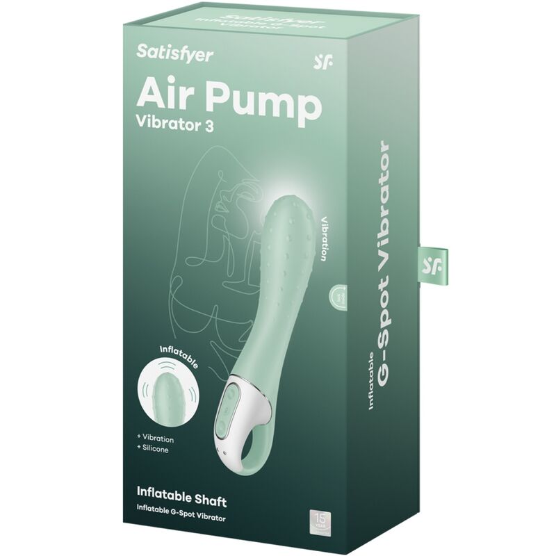 SATISFYER - AIR PUMP VIBRATOR 3 POINT G GONFLABLE NEUF – Image 6