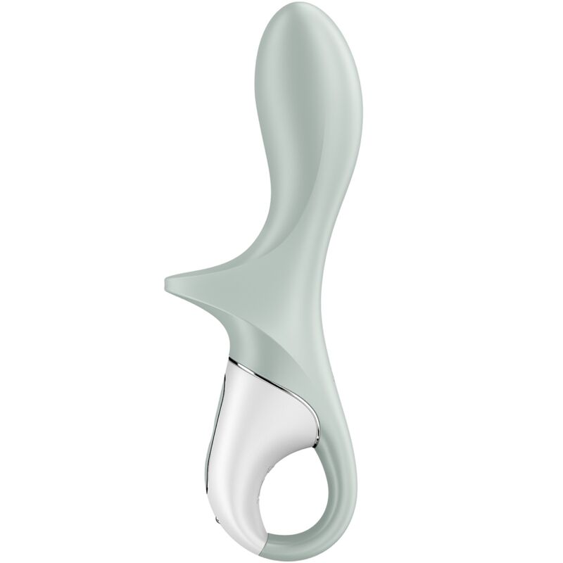 SATISFYER - AIR PUMP BOOTY 3 VIBRATEUR ANAL GONFLABLE GRIS VERT – Image 3