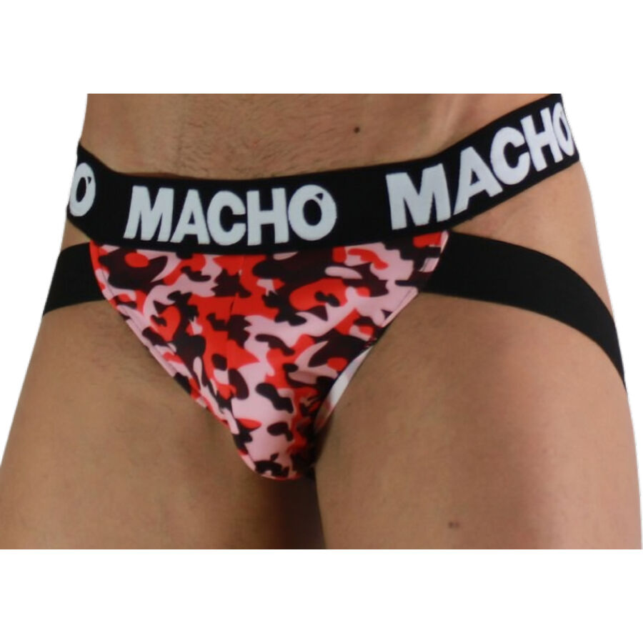 MACHO - MX28MR JOCK MILITAIRE ROUGE M – Image 2