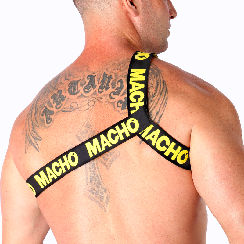 MACHO - HARNAIS ROMAIN JAUNE S/M – Image 3