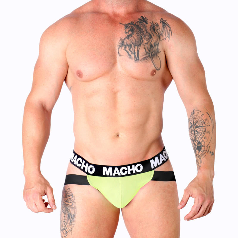 MACHO - MX28FA JOCK JAUNE XL – Image 5