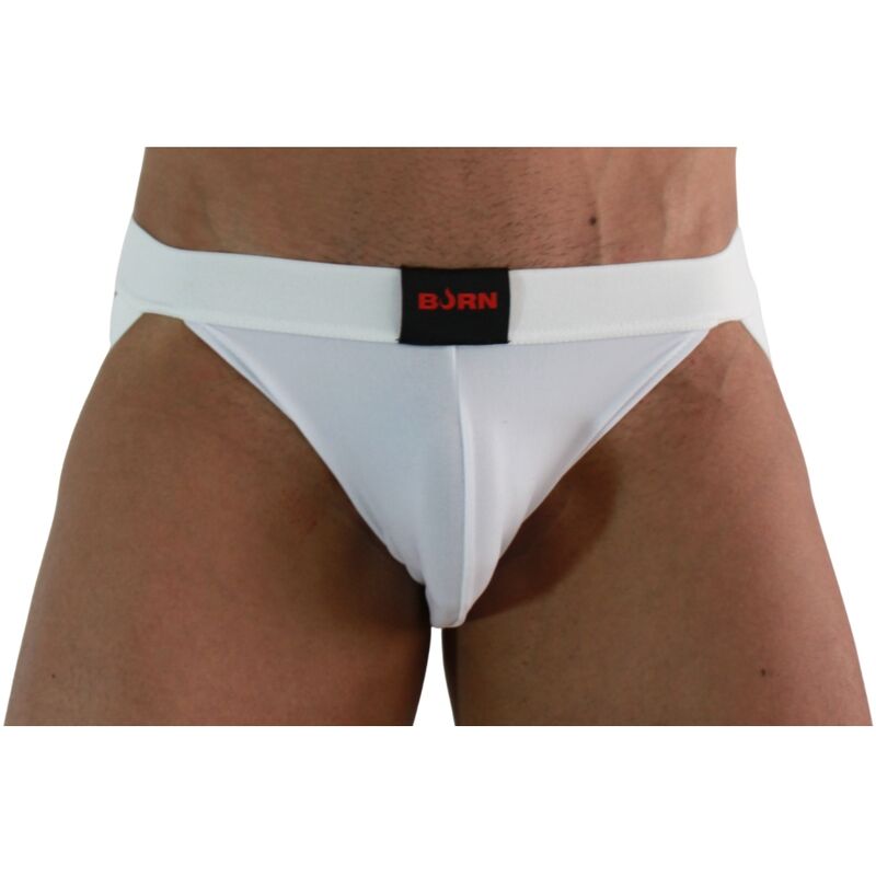 BURN - 007 JOCK LYCRA BLANC XL – Image 2