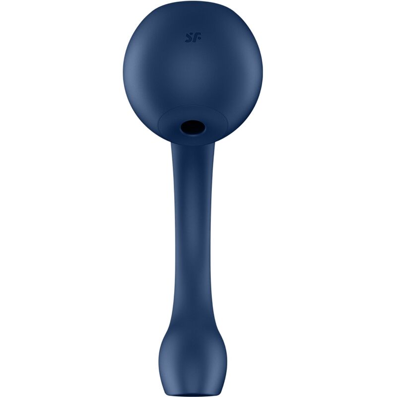 SATISFYER - PRO+ WAVE 4 STIMULATEUR POINT G ET IMPULSION D'AIR APPLICATION GRATUITE BLEU FONCÉ – Image 3