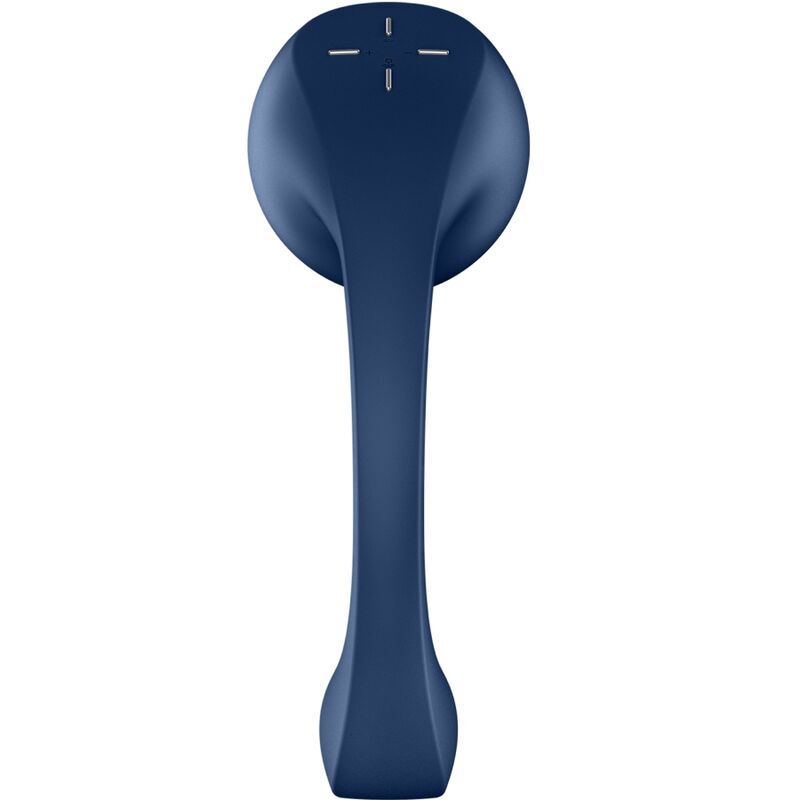 SATISFYER - PRO+ WAVE 4 STIMULATEUR POINT G ET IMPULSION D'AIR APPLICATION GRATUITE BLEU FONCÉ – Image 4
