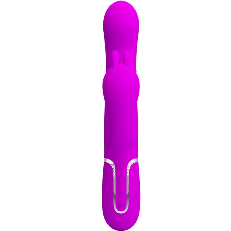 PRETTY LOVE - CAMMY TRIPLE VIBRATEUR MULTIFONCTION 4 EN 1 ROSE – Image 2