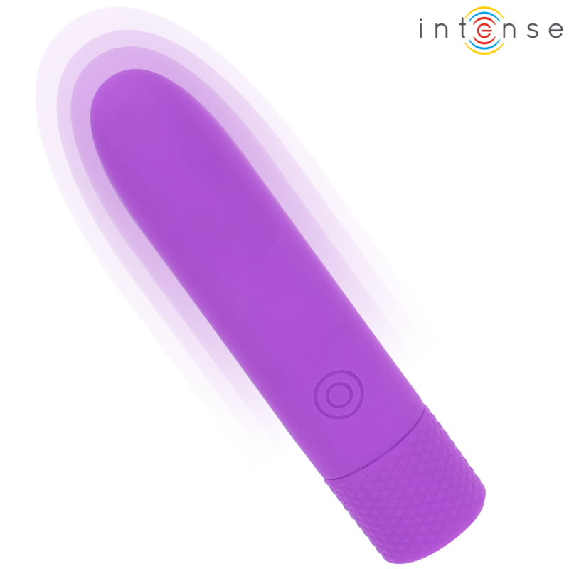 INTENSE - SYMONE BULLET VIBRANT RECHARGEABLE USB 8 VIBRATIONS VIOLET 10 X 2,2 CM – Image 2