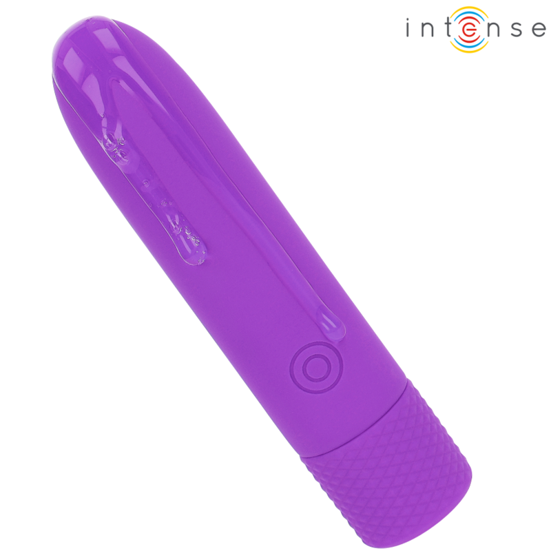 INTENSE - SYMONE BULLET VIBRANT RECHARGEABLE USB 8 VIBRATIONS VIOLET 10 X 2,2 CM – Image 3