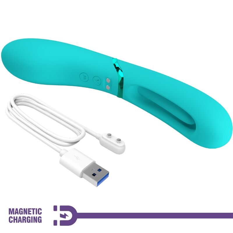 ROMANCE - VIBRATEUR POINT G LEXIE 7 VIBRATIONS BLEU – Image 7