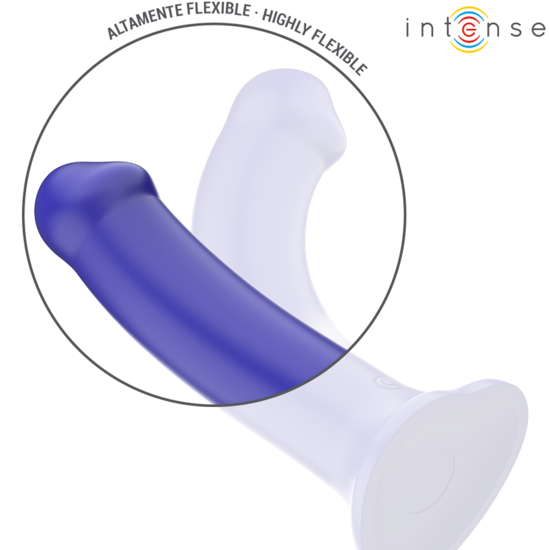 INTENSE - VICTORIA VIBRATEUR AVEC VENTOUSE 10 VIBRATIONS BLEU FONCÉ TÉLÉCOMMANDE – Image 5