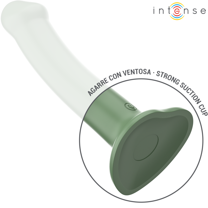 INTENSE - BECCA VIBRATEUR AVEC VENTOUSE 10 VIBRATIONS TÉLÉCOMMANDE VERTE – Image 4
