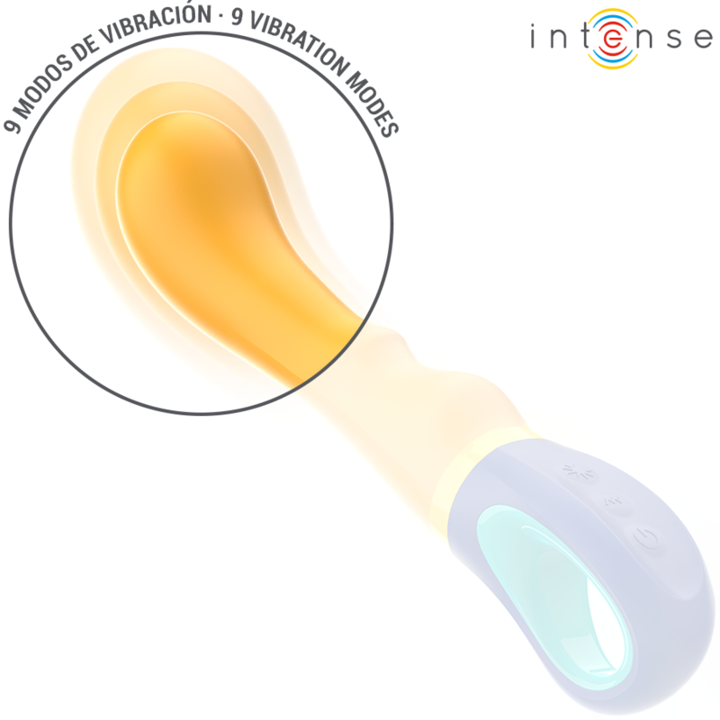 INTENSE - VIBRATEUR POINT G JAUNE SHAGGY – Image 3