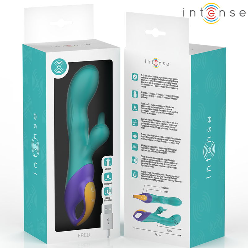 INTENSE - FRED VIBRATEUR RABBIT BLEU – Image 6