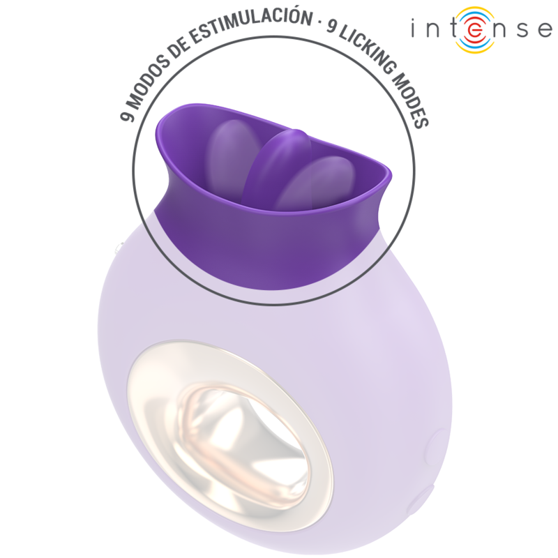INTENSE - TULI STIMULATEUR CLITORIS 9 VIBRATIONS & 9 OSCILLATIONS VIOLET – Image 4