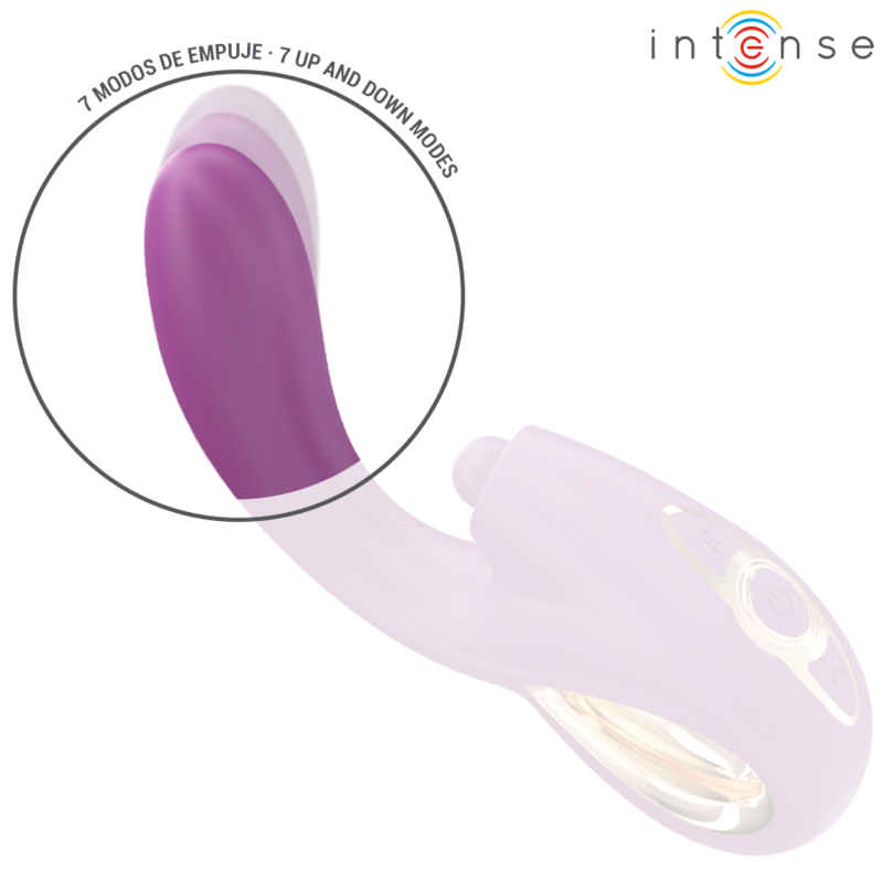 INTENSE - LALI VIBRATEUR MULTIFONCTION POINT G TAPPING & THRUST & VIBRATION VIOLET – Image 3
