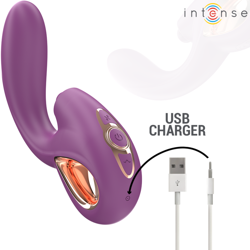 INTENSE - LALI VIBRATEUR MULTIFONCTION POINT G TAPPING & THRUST & VIBRATION VIOLET – Image 6