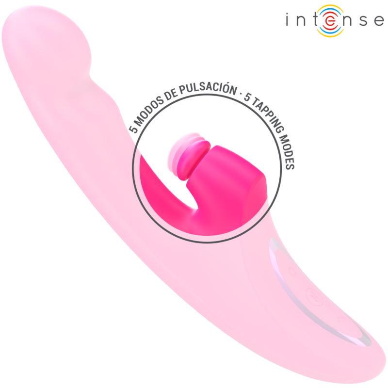 INTENSE - EMI VIBRATEUR 13,5 CM MULTIFONCTION 3 EN 1 10 VIBRATIONS ROSE – Image 5