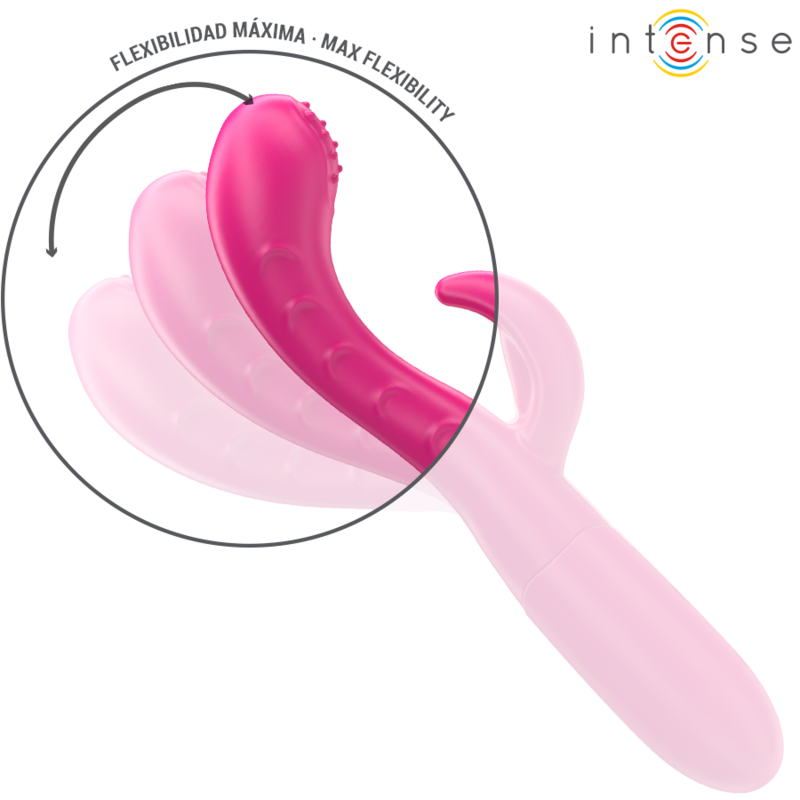 INTENSE - AMARA VIBRATEUR AVEC LANGUE STIMULANTE 10 VIBRATIONS ROSE – Image 4