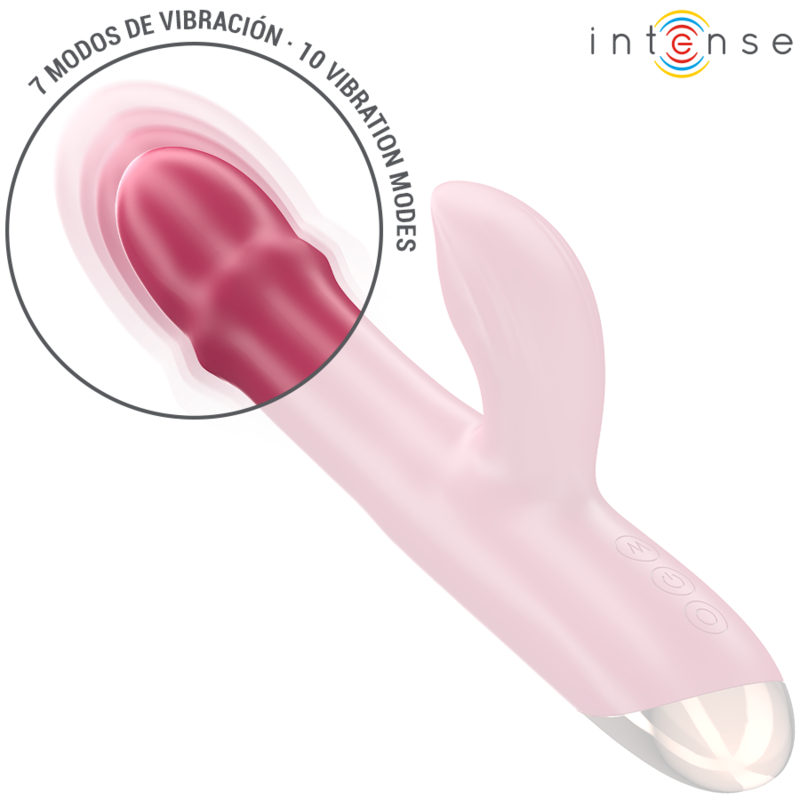 INTENSE - CHLOE VIBRATEUR MULTIFONCTION 3 EN 1 ROUGE – Image 4