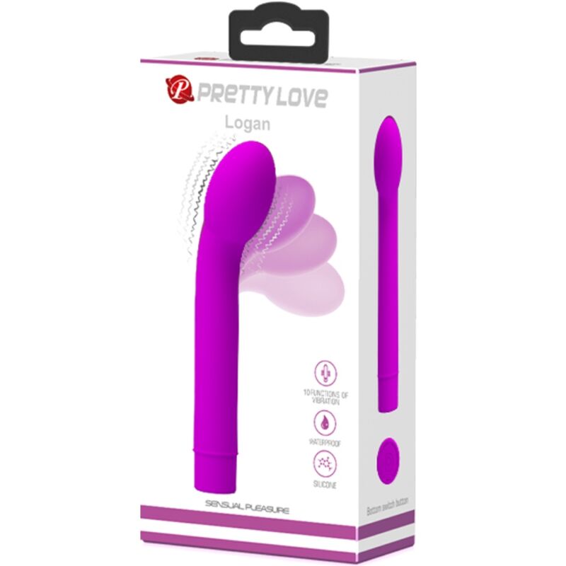 PRETTY LOVE - VIBRATEUR POINT G LOGAN 10 VIBRATIONS VIOLET – Image 6