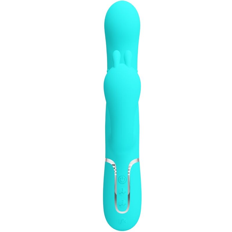 PRETTY LOVE - CAMMY 4 EN 1 VIBRATEUR MULTIFONCTION TRIPPLE RABBIT BLEU – Image 2