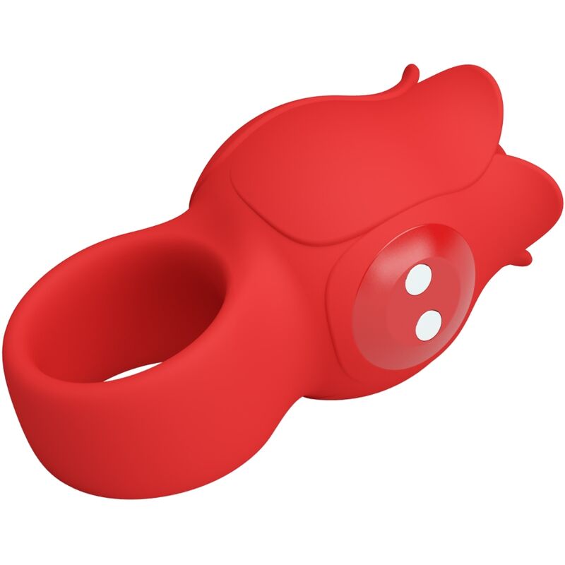 PRETTY LOVE - VIBRATEUR DE DOIGT EN FORME DE JAE ROSE 10 VIBRATIONS ROUGE – Image 5