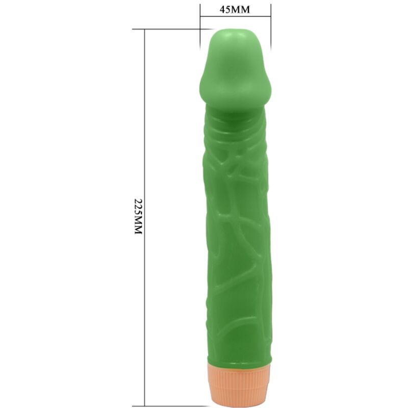 BAILE - VIBRATEUR RÉALISTE BILL 22,5 CM VERT – Image 5