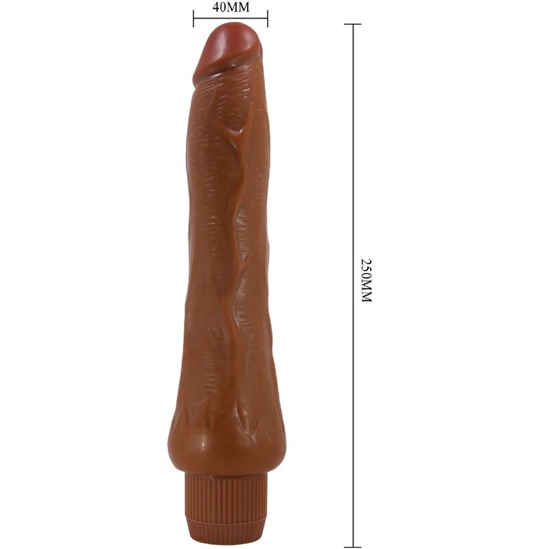 BAILE - VIBRATEUR RÉALISTE DRYADE 25 CM MULÂTRE – Image 4