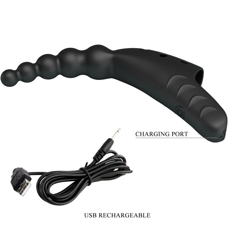 PRETTY LOVE - JORDIN FINGER VIBRATOR 10 VIBRATIONS NOIR – Image 9