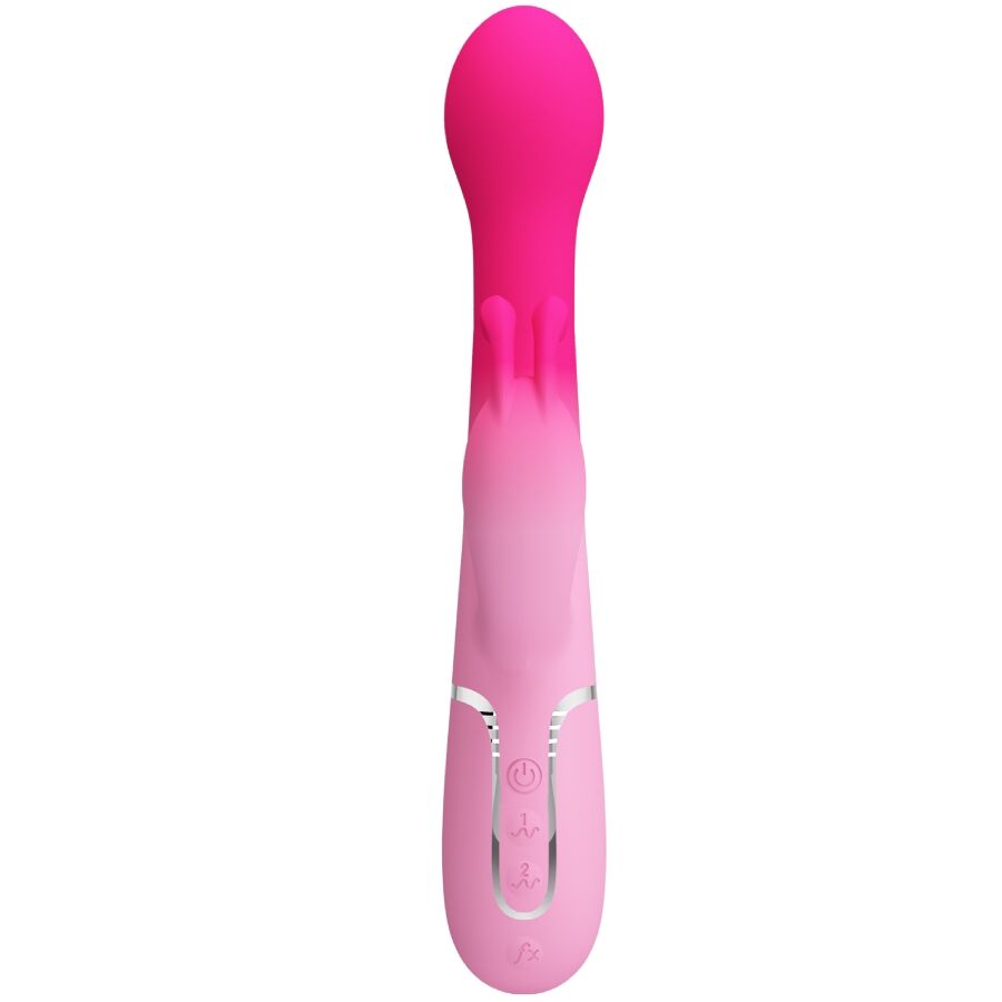 PRETTY LOVE - VIBRATEUR LAPIN MULTIFONCTION 3 EN 1 DEJON ROSE – Image 3