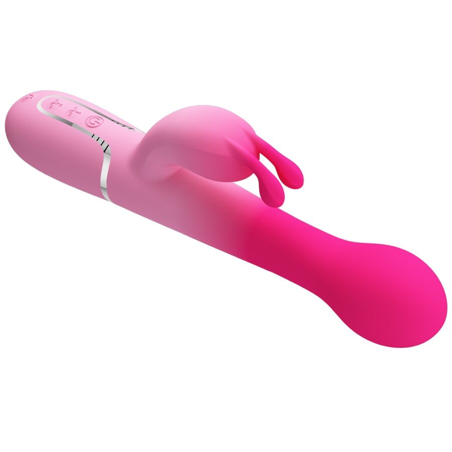 PRETTY LOVE - VIBRATEUR LAPIN MULTIFONCTION 3 EN 1 DEJON ROSE – Image 7