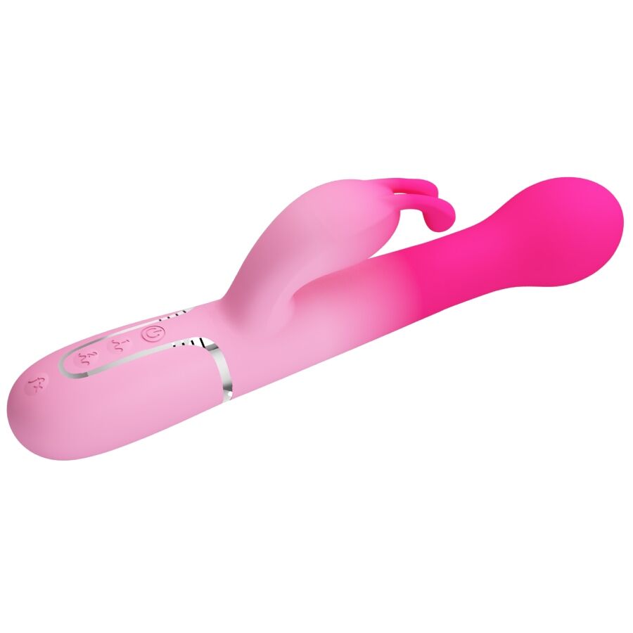 PRETTY LOVE - VIBRATEUR LAPIN MULTIFONCTION 3 EN 1 DEJON ROSE – Image 5