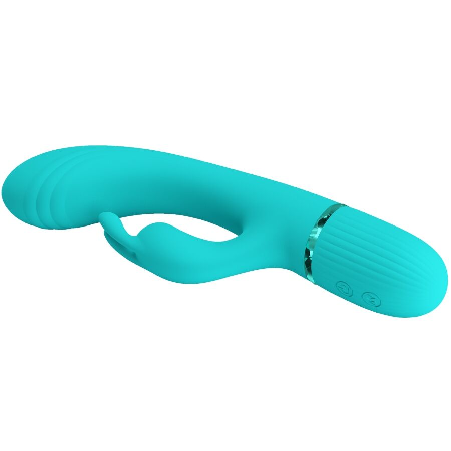 PRETTY LOVE - VIBRATEUR SCOCCO LAPIN TURQUOISE – Image 5