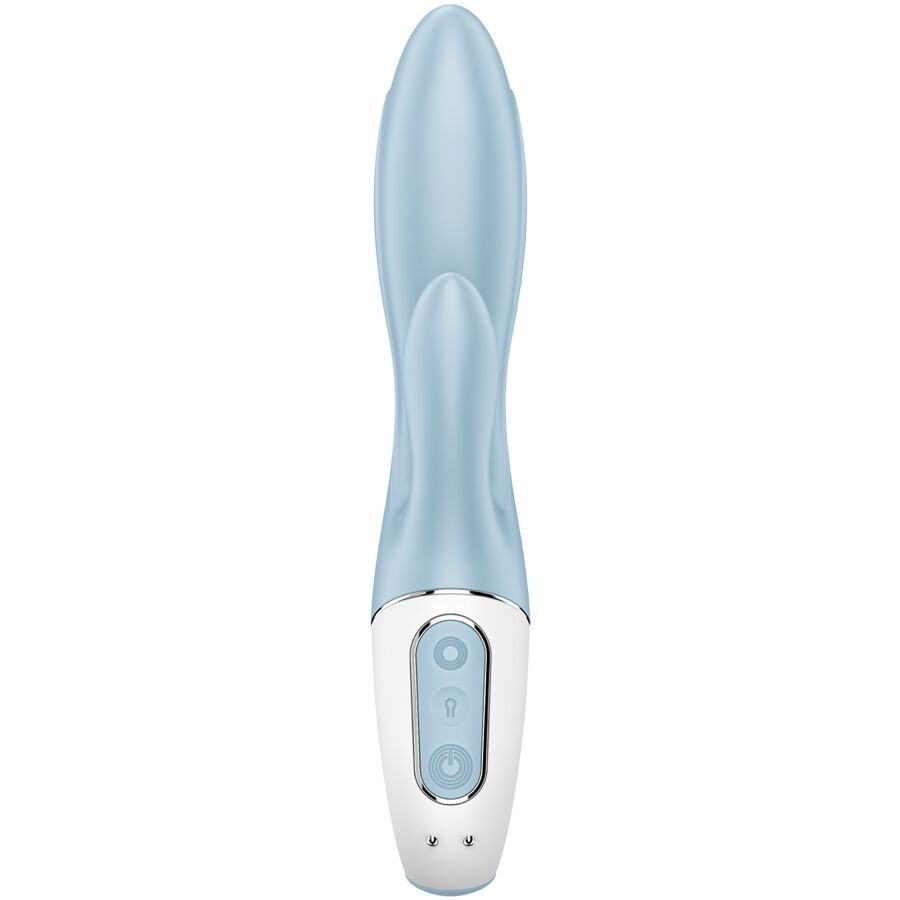 SATISFYER - AIR PUMP BUNNY 1 VIBRATEUR GONFLABLE LAPIN BLEU – Image 2