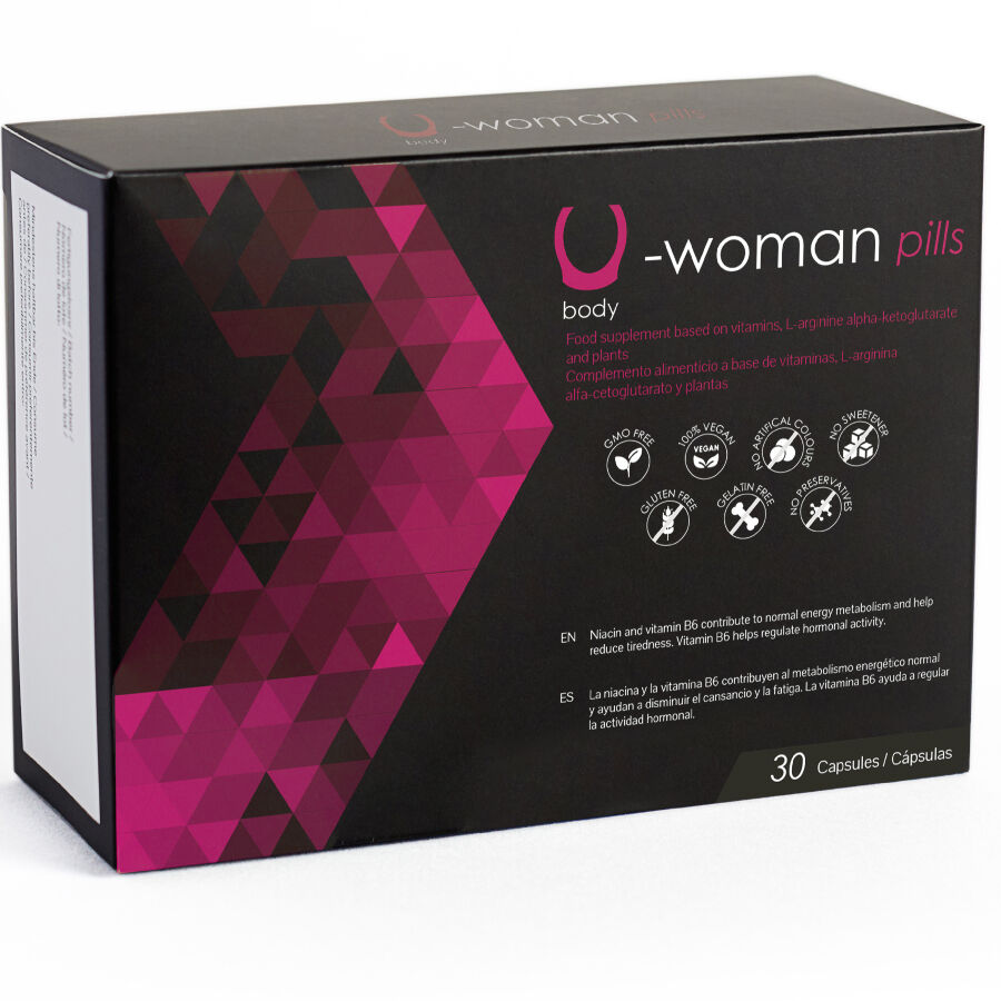 500 COSMETICS - U-WOMAN AUGMENTE LA LIBIDO FEMININE - 30 CAPSULES – Image 2
