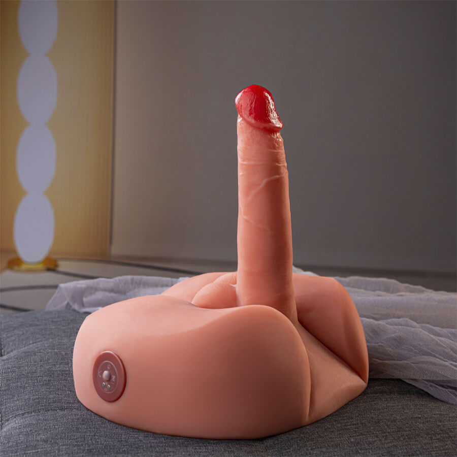 XISE - MASTURBATEUR GODE RÉALISTE HONEY AVEC VIBRATION 25 CM – Image 10