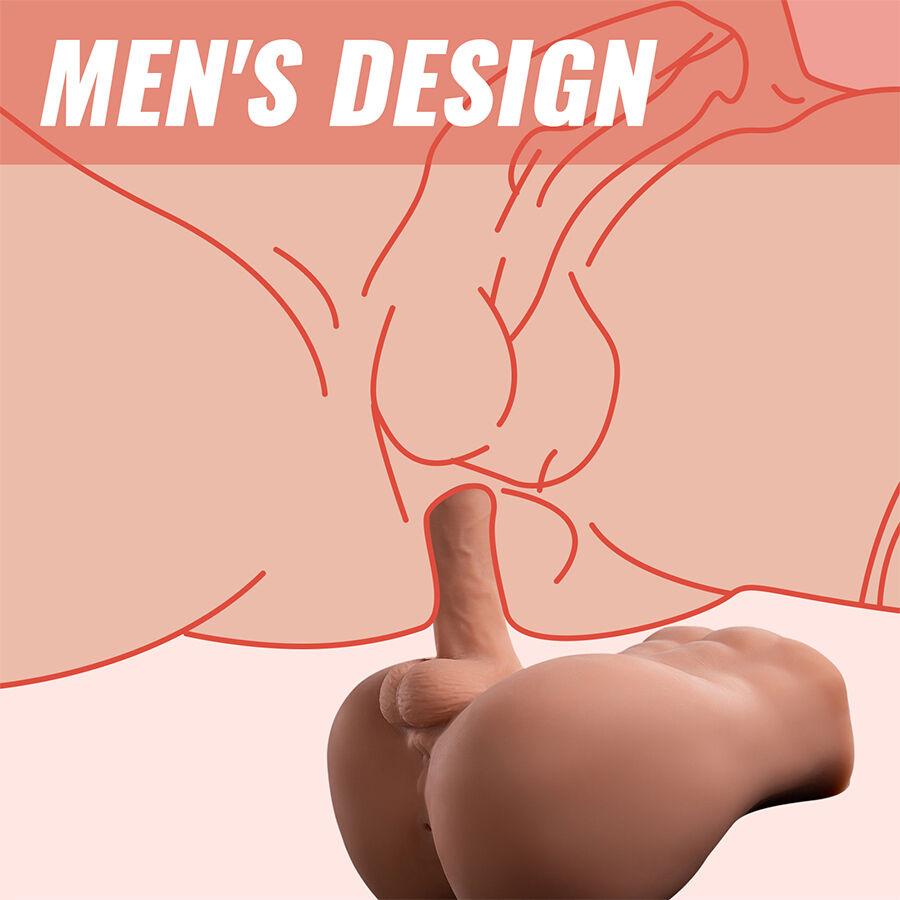 XISE - BERTLETT DILDO ASS GODE RÉALISTE ET MASTURBATEUR ANUS POSITION FRONTALE AVEC POUSSÉE 18 CM – Image 6