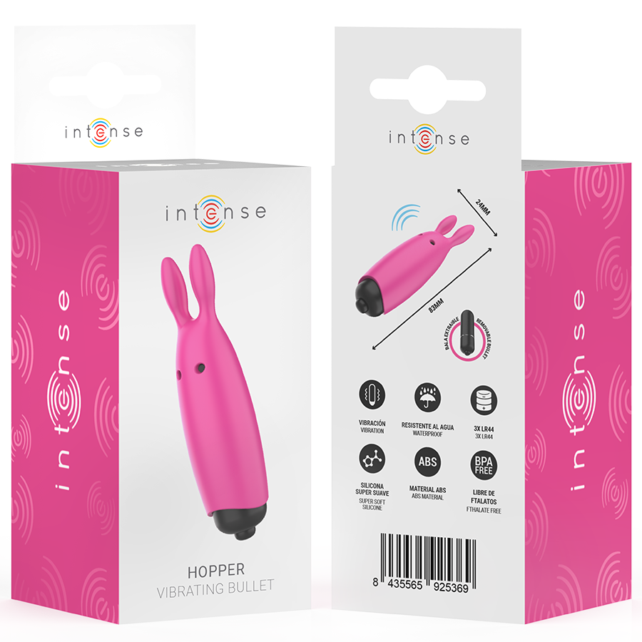 INTENSE - HOPPER PINK BULLET VIBRANT 8,3 X 2,4 CM – Image 7