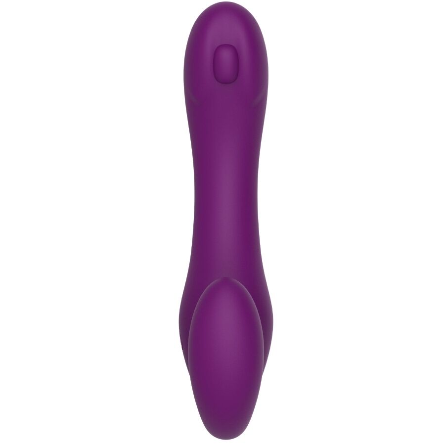 XOCOON - VIBRATEUR SANS STRAPLESS 2 EN 1 AVEC TÉLÉCOMMANDE VIOLET – Image 3