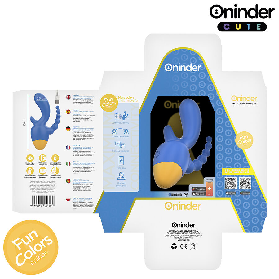 ONINDER CUTE - LOVE 3 SOME TRIPLE VIBRATEUR - APPLICATION GRATUITE DANS LE MONDE ENTIER – Image 7