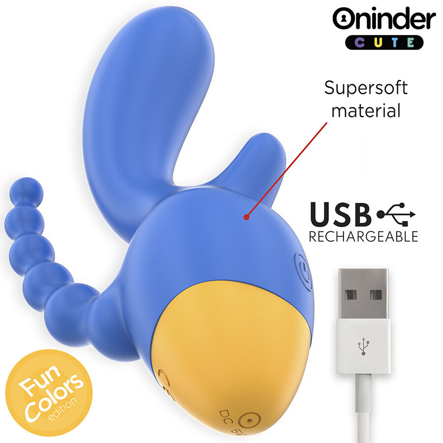 ONINDER CUTE - LOVE 3 SOME TRIPLE VIBRATEUR - APPLICATION GRATUITE DANS LE MONDE ENTIER – Image 5