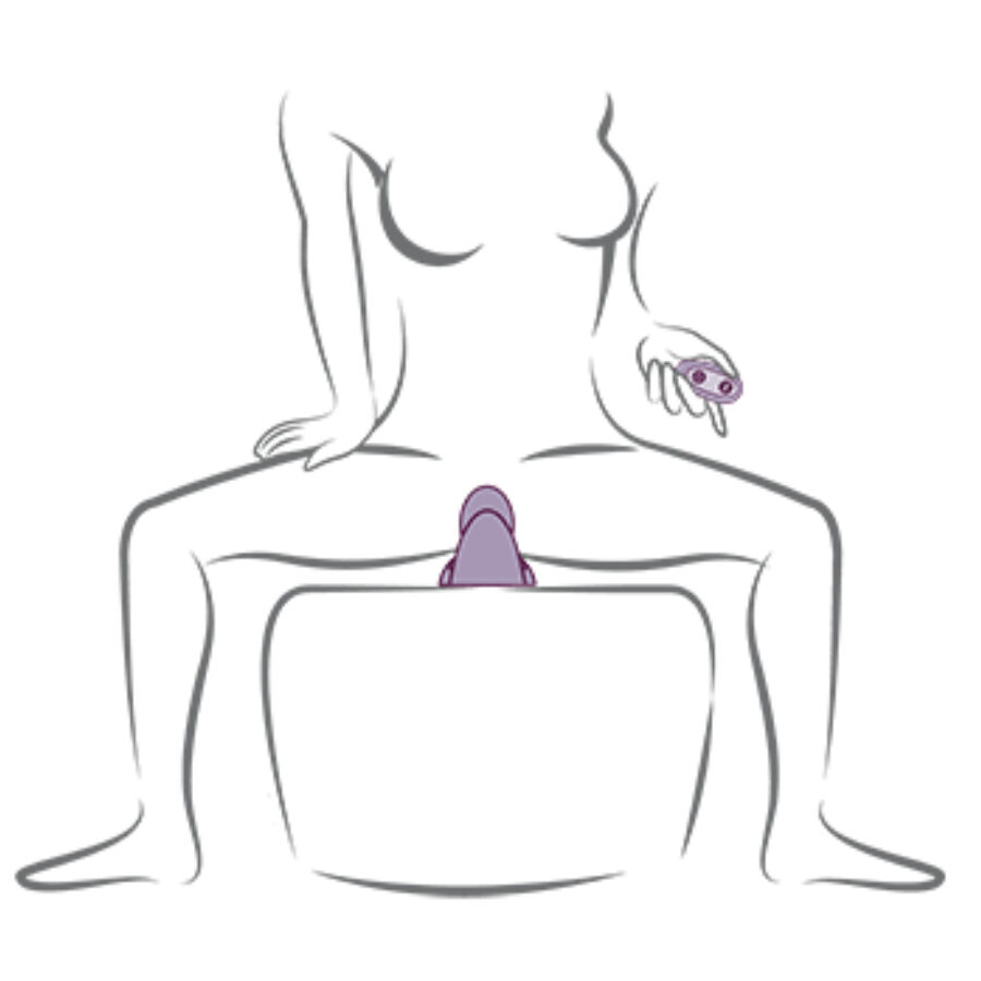 ROCKS-OFF - VIBRATEUR ASSIS VIOLET RUBY GLOW – Image 6