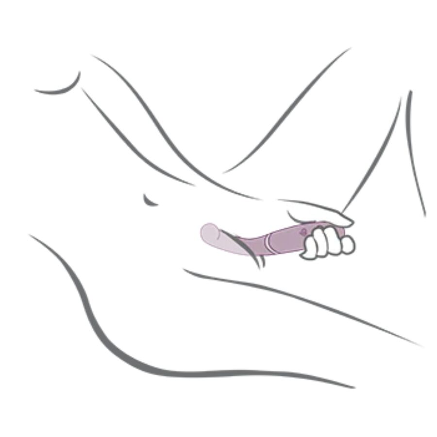 ROCKS-OFF - GEMINI DOUBLE VIBRATEUR STIMULATEUR DE CLITORIS POINT G VIOLET – Image 8
