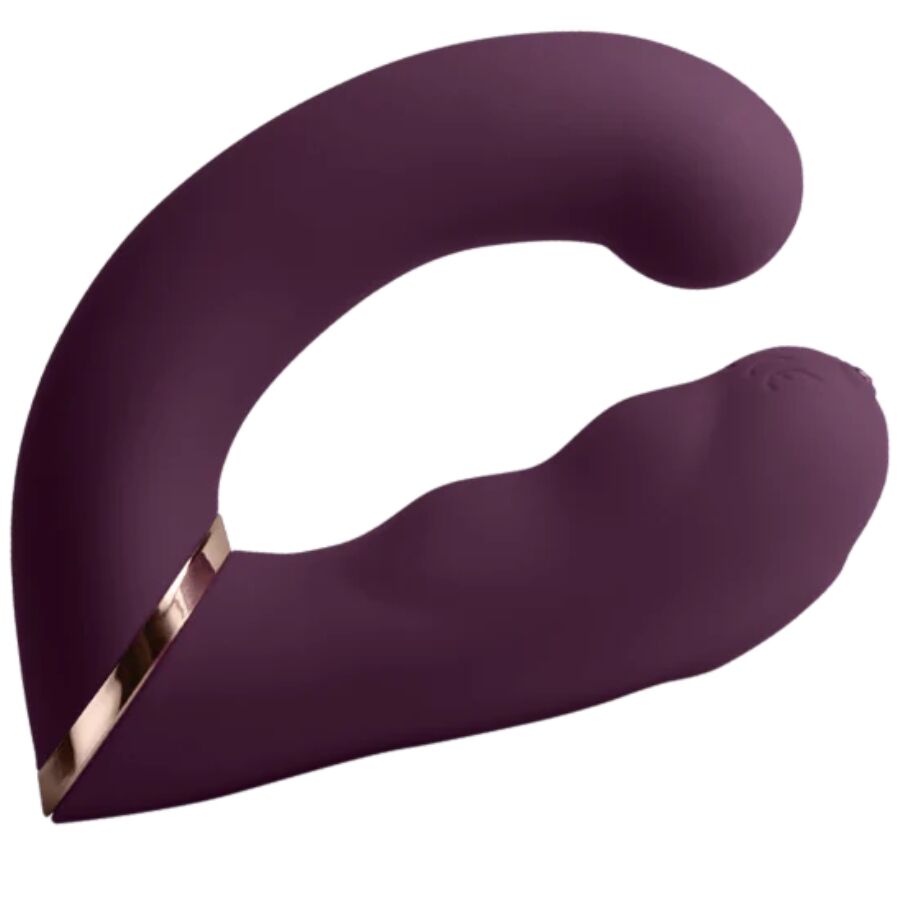 ROCKS-OFF - GEMINI DOUBLE VIBRATEUR STIMULATEUR DE CLITORIS POINT G VIOLET – Image 2